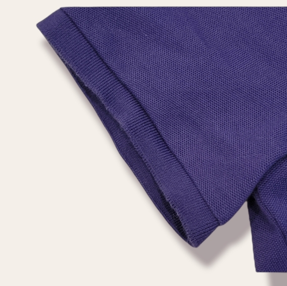 Escada Sport Purple Pique Cotton Polo Short Small - Picture 8 of 13